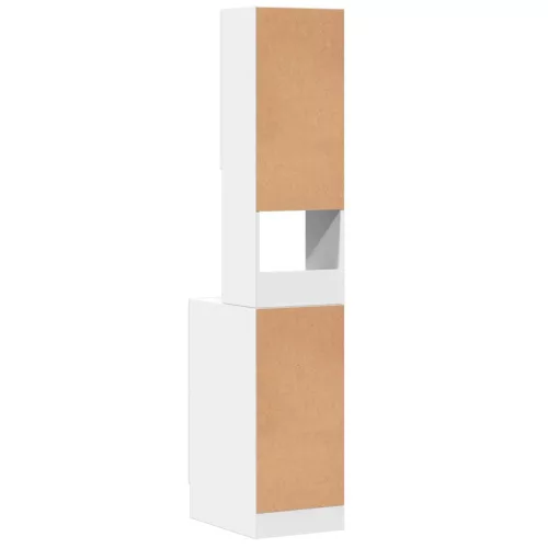  fehér szerelt fa konyhaszekrény 35 x 50 x 180 cm