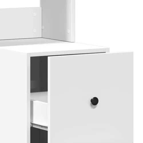  fehér szerelt fa konyhaszekrény 35 x 50 x 180 cm