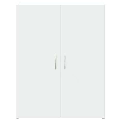  fehér szerelt fa irattartó szekrény 60 x 32 x 77,5 cm