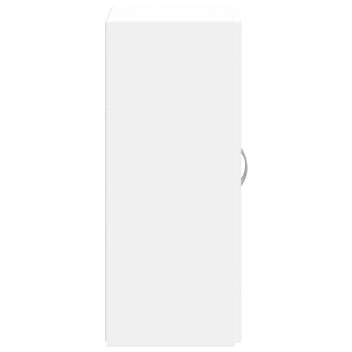  fehér szerelt fa irattartó szekrény 60 x 32 x 77,5 cm