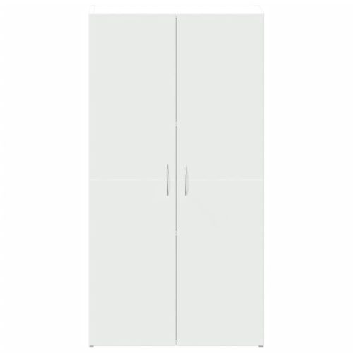  fehér szerelt fa irattartó szekrény 60 x 32 x 115 cm