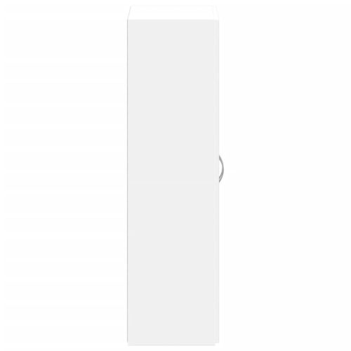  fehér szerelt fa irattartó szekrény 60 x 32 x 115 cm