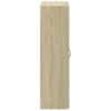  sonoma tölgy színű szerelt fa irattartó szekrény 60x32x115 cm