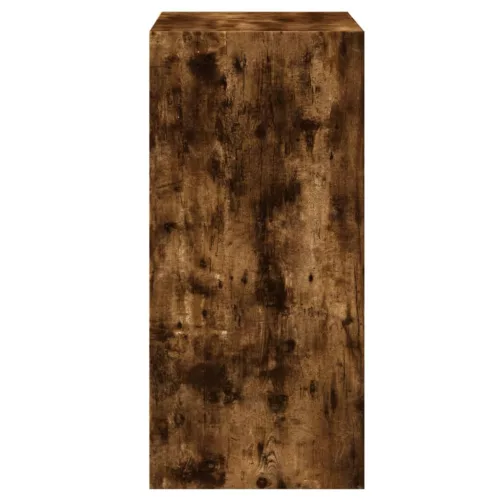  füstös tölgy színű szerelt fa ruhásszekrény 77 x 48 x 102 cm