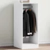  fehér szerelt fa ruhásszekrény 48 x 41 x 102 cm