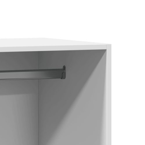  fehér szerelt fa ruhásszekrény 48 x 41 x 102 cm