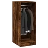 füstös tölgy színű szerelt fa ruhásszekrény 48 x 41 x 102 cm