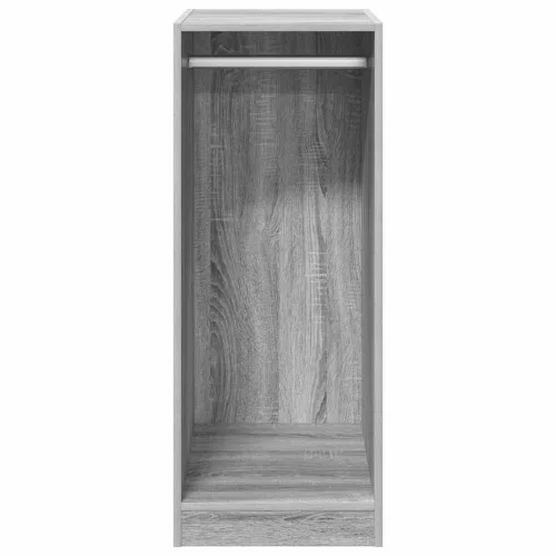  szürke sonoma színű szerelt fa ruhásszekrény 48 x 41 x 102 cm