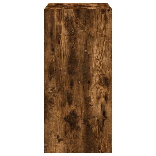  füstös tölgy színű szerelt fa ruhásszekrény 48 x 41 x 102 cm