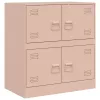  rózsaszín acél tálalószekrény 67 x 39 x 73 cm