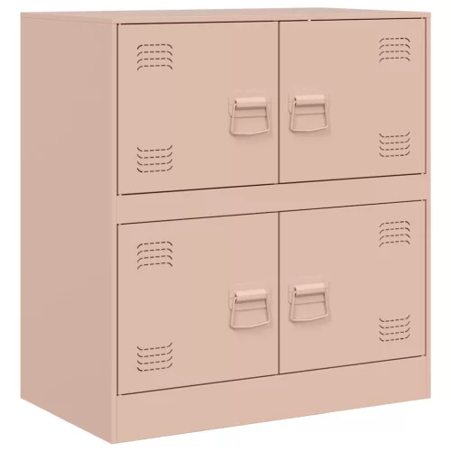  rózsaszín acél tálalószekrény 67 x 39 x 73 cm