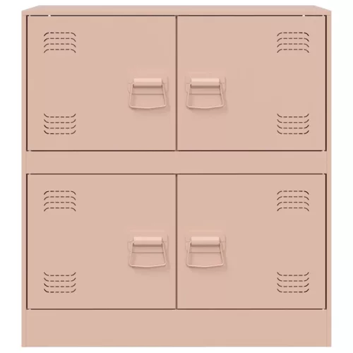  rózsaszín acél tálalószekrény 67 x 39 x 73 cm