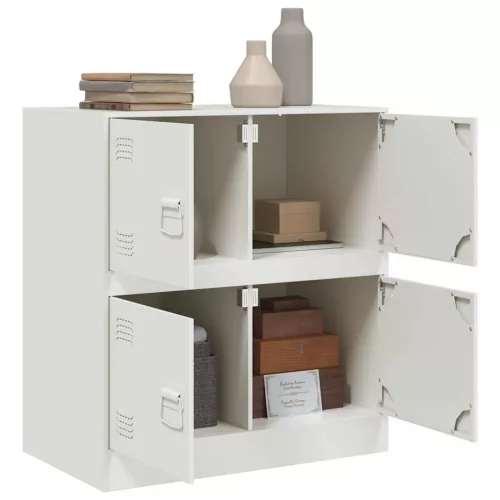  fehér acél tálalószekrény 67 x 39 x 73 cm