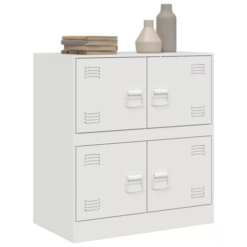  fehér acél tálalószekrény 67 x 39 x 73 cm