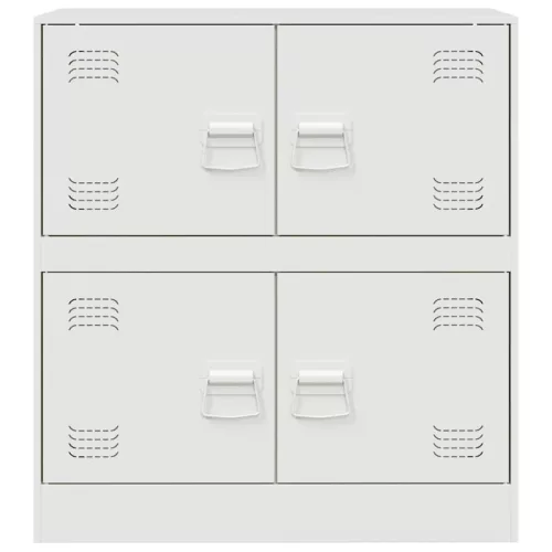  fehér acél tálalószekrény 67 x 39 x 73 cm