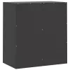  fekete acél tálalószekrény 67 x 39 x 73 cm