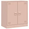  rózsaszín acél tálalószekrény 67 x 39 x 73 cm