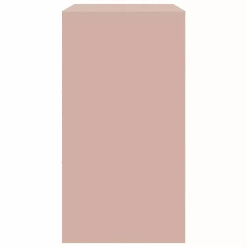  rózsaszín acél tálalószekrény 67 x 39 x 73 cm