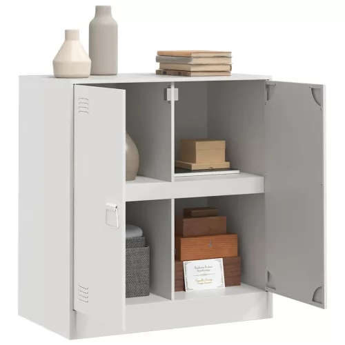  fehér acél tálalószekrény 67 x 39 x 73 cm