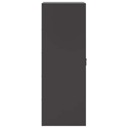  fekete acél tálalószekrény 34,5x39x107 cm