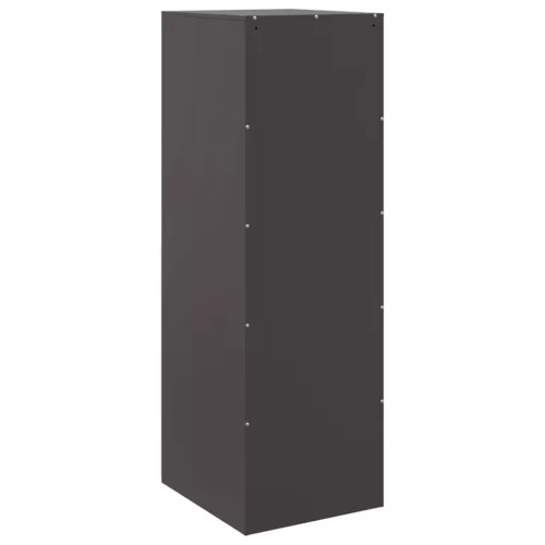  fekete acél tálalószekrény 34,5x39x107 cm