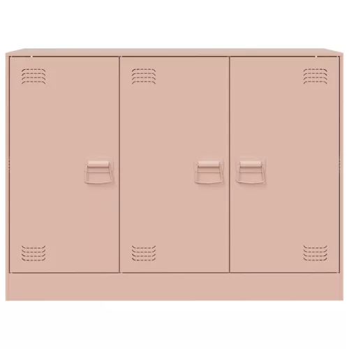  rózsaszín acél tálalószekrény 99x39x73 cm