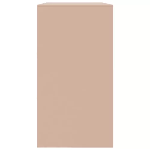  rózsaszín acél tálalószekrény 99x39x73 cm