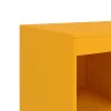  mustársárga acél magasszekrény 67x39x95 cm