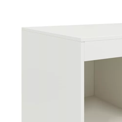  fehér acél magasszekrény 67x39x95 cm