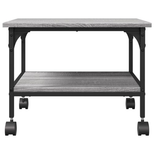  2 szintes szürke sonoma színű nyomtatóállvány 50 x 40 x 38 cm