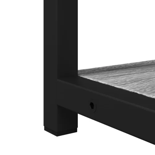  szürke sonoma színű szerelt fa tükrös szekrény 60x16x60 cm