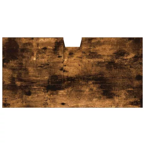  füstölt tölgy szerelt fa fürdőszobai mosdószekrény 60x30x60 cm