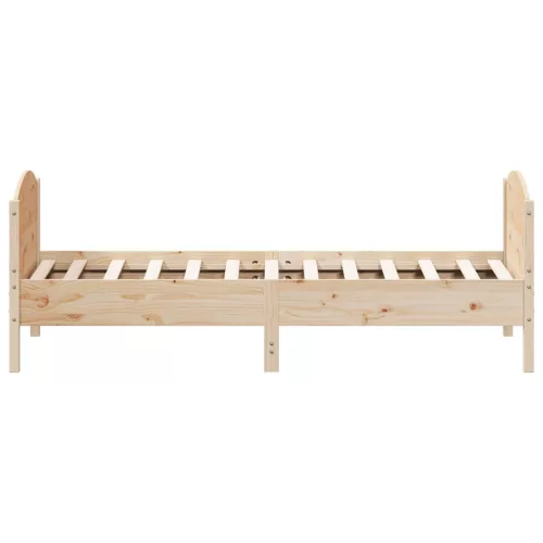  tömör fenyőfa ágy matrac nélkül 75 x 190 cm