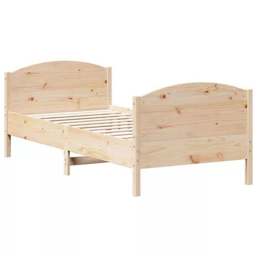  tömör fenyőfa ágy matrac nélkül 75 x 190 cm
