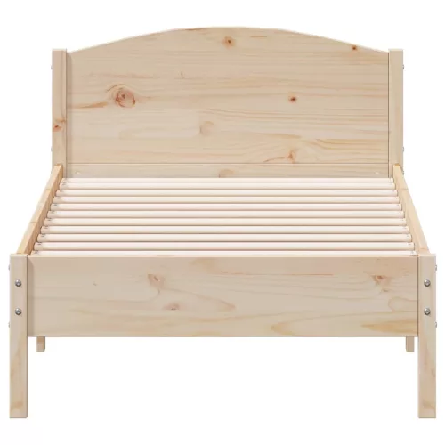  tömör fenyőfa ágy matrac nélkül 75 x 190 cm
