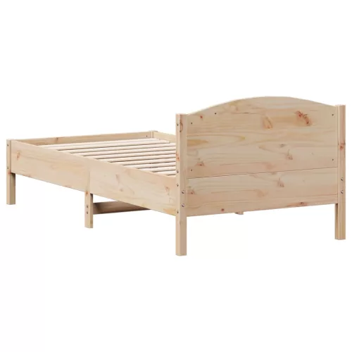  tömör fenyőfa ágy matrac nélkül 75 x 190 cm