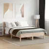  tömör fenyőfa ágy matrac nélkül 150x200 cm