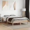  tömör fenyőfa ágy matrac nélkül 140 x 190 cm