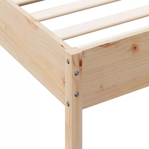  tömör fenyőfa ágy matrac nélkül 75 x 190 cm