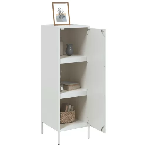  fehér acél magasszekrény 36 x 39 x 113 cm
