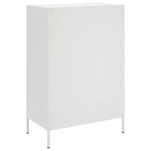  fehér acél magasszekrény 68 x 39 x 101,5 cm