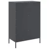  antracitszürke acél magasszekrény 68 x 39 x 101,5 cm