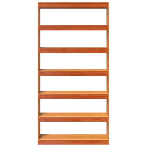  tömör fenyőfa könyvszekrény/térelválasztó 100 x 30 x 199,5 cm