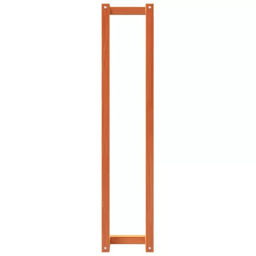  viaszbarna tömör fenyőfa törülközőtartó 23 x 18 x 110 cm