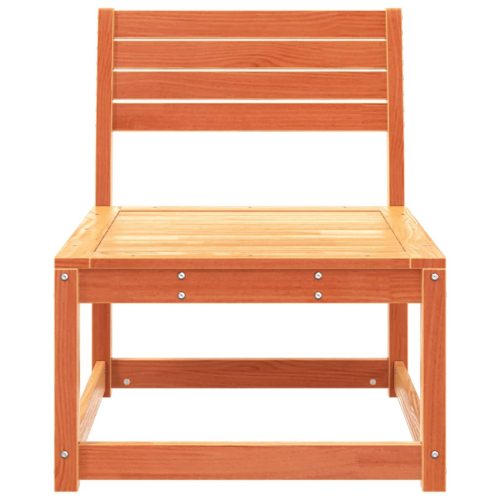  viaszbarna tömör fenyőfa kerti kanapé