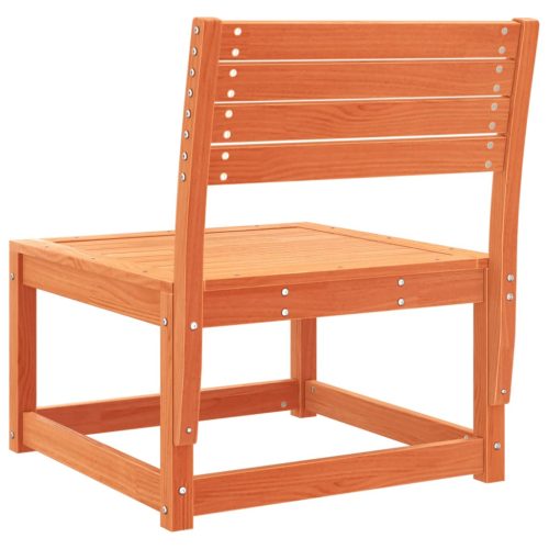  viaszbarna tömör fenyőfa kerti kanapé