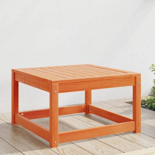  viaszbarna tömör fenyőfa kerti lábtartó