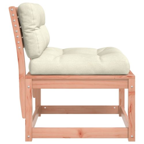  2 db tömör duglászfenyő kerti kanapé párnával