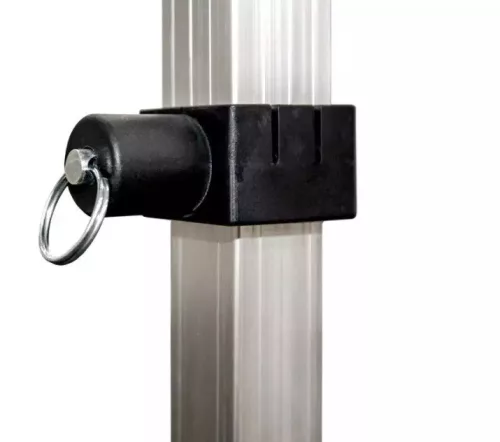 TP 3x6m összecsukható alumínium pavilon, 4 db oldalfallal - fehér