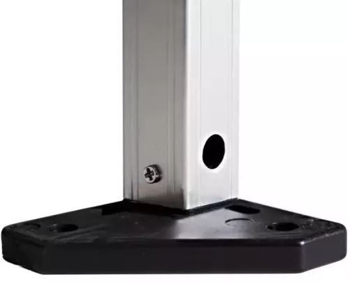 TP 3x6m összecsukható alumínium pavilon, 4 db oldalfallal - fehér